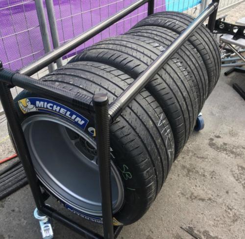 Tyre Trolley - Side Stacked